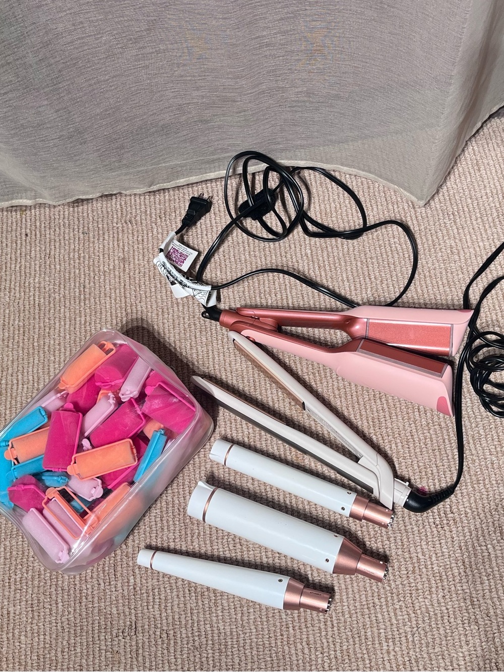 Wavy talk crimper foam rollers t9 attachments Hair tools